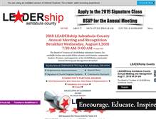 Tablet Screenshot of leadershipac.org